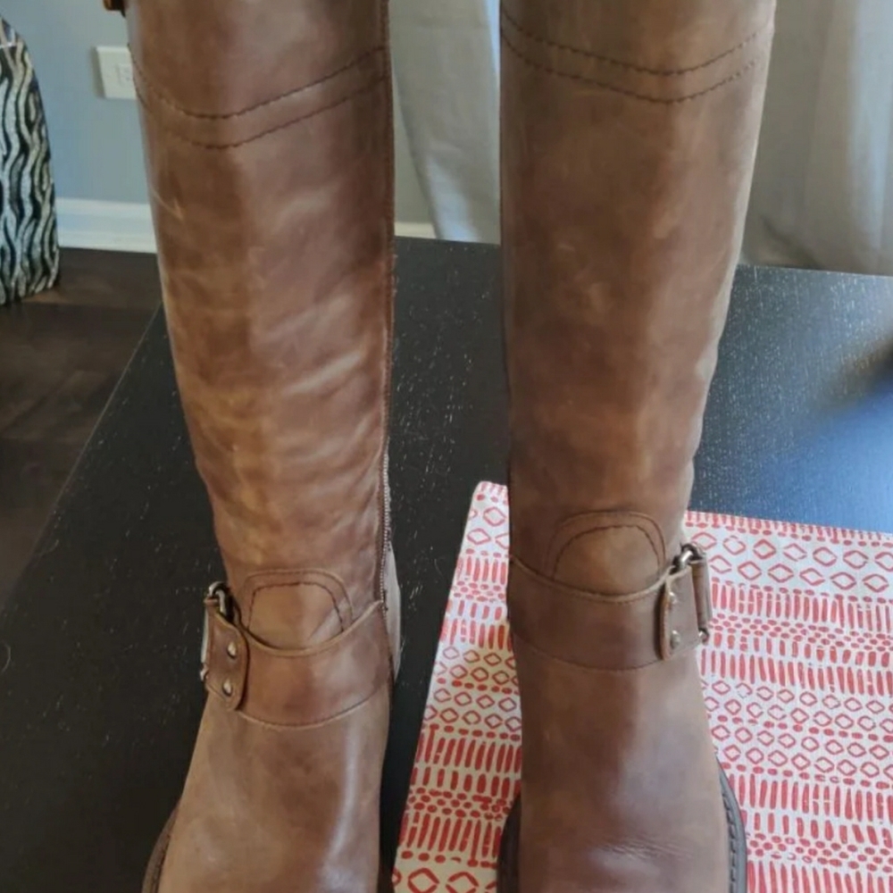 Aquatalia leather knee-high boots